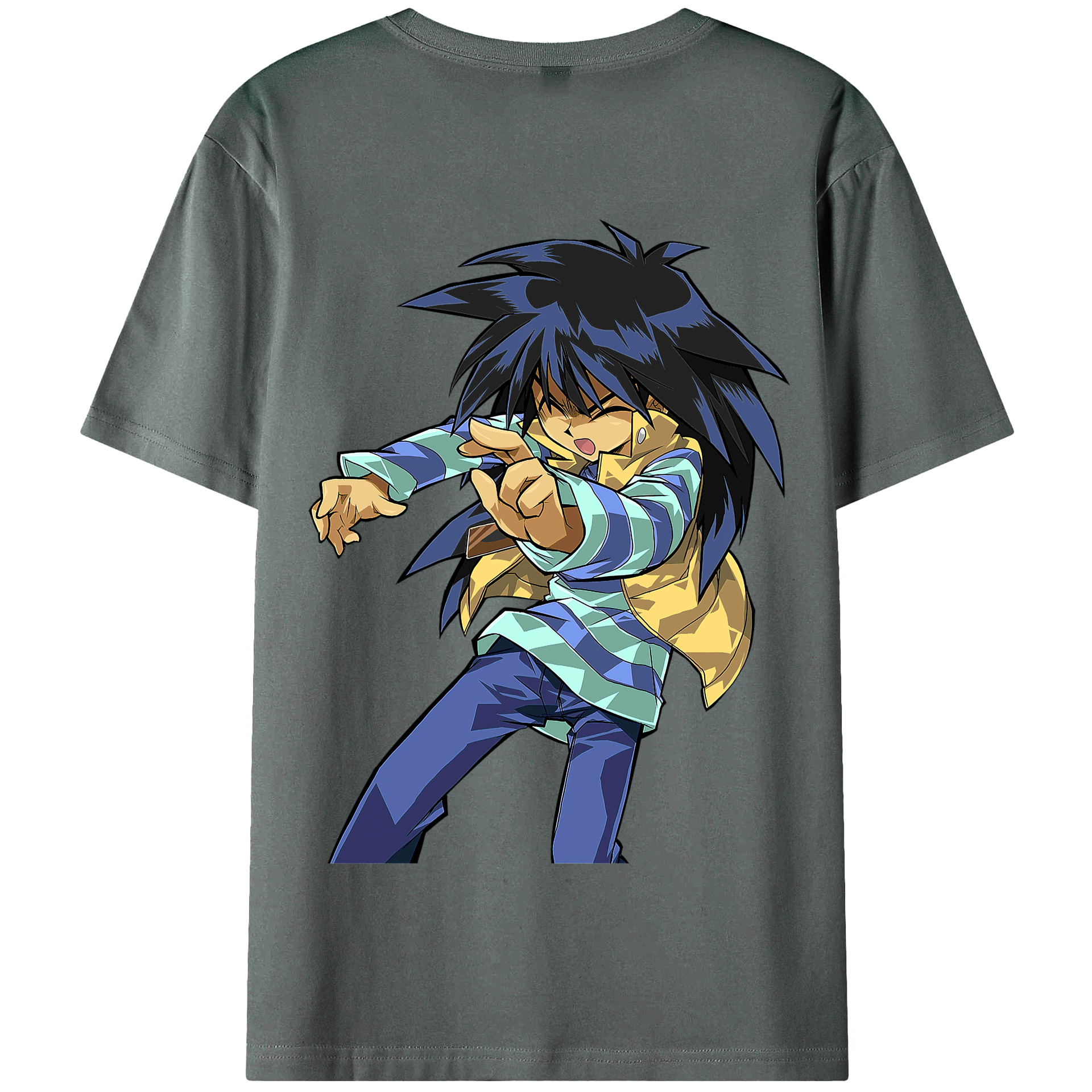 （画像用） 遊☆戯☆王 Yu-Gi-Oh! 綿100％半袖Tシャツ（背面プリント）